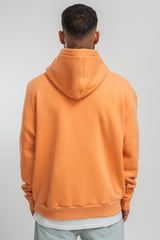 HEAVY OVERSIZE EMBO HOODIE CORAL