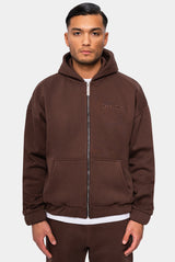 HEAVY OVERSIZE BLANK ZIP HOODIE SHOPPING BAG