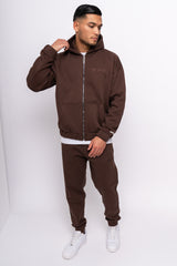 HEAVY OVERSIZE BLANK ZIP HOODIE SHOPPING BAG