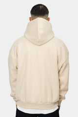 HEAVY OVERSIZE PUFFER PRINT HOODIE COCONUT MILK