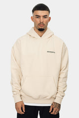 HEAVY OVERSIZE CIRCLE HOODIE COCONUT MILK