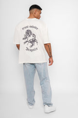 HEAVY TRUST NOBODY T-SHIRT CREAM