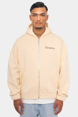 SUPER HEAVY OVERSIZE ZIP HOODIE NAVAJO