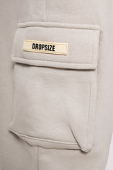 STRAIGHT LEG CARGO SWEAT PANTS MOON BEAM