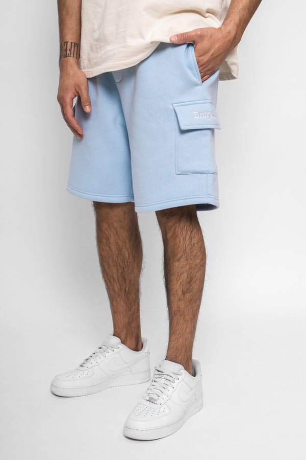 HEAVY CARGO SWEAT SHORT BLUE