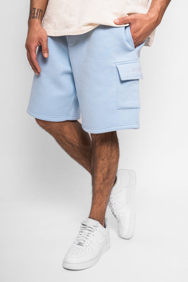 HEAVY CARGO SWEAT SHORT BLUE