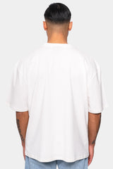 HEAVY EMBO T-SHIRT COCONUT MILK