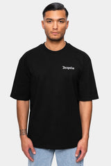 HEAVY V2 EMBO T-SHIRT BLACK