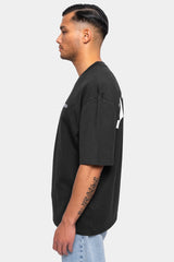 HEAVY OVERSIZE BACKPRINT TSHIRT Washed Black