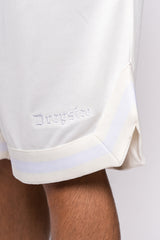 LOGO MESH SHORT CREAM