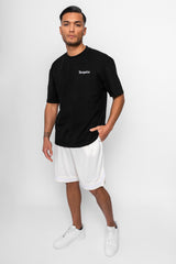 LOGO MESH SHORT CREAM