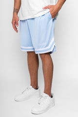 LOGO MESH SHORT BABY BLUE