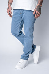 STRAIGHT FIT JEANS LIGHT BLUE