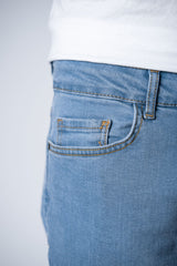 STRAIGHT FIT JEANS LIGHT BLUE