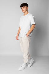 HEAVY EMBO SWEAT PANTS COCONUT MILK