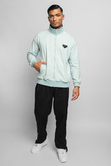 LOGO TRACK JACKET BABY BLUE