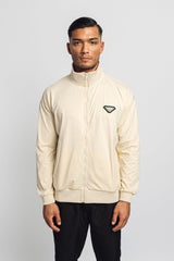 LOGO TRACK JACKET CREAM WHITE