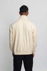 LOGO TRACK JACKET CREAM WHITE