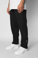 WIDE TRACK PANTS BLACK