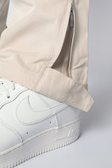 WIDE TRACK PANTS CREAM WHITE