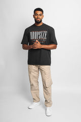 HEAVY OVERSIZE CHAMPIONS T-SHIRT WASHED BLACK