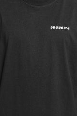 HEAVY OVERSIZE CIRCLE T-SHIRT WASHED BLACK