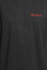 HEAVY OVERSIZE ''IN GOD WE TRUST'' T-SHIRT WASHED BLACK