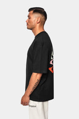 HEAVY OVERSIZE ''CREW LOVE'' T-SHIRT BLACK