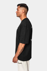 HEAVY OVERSIZE ''MONEY ON MY MIND'' T-SHIRT BLACK