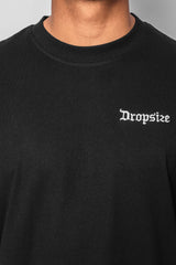 HEAVY OVERSIZE ''MAKE MONEY'' T-SHIRT BLACK