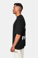 HEAVY OVERSIZE ''MAKE MONEY'' T-SHIRT BLACK