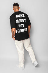 HEAVY OVERSIZE ''MAKE MONEY'' T-SHIRT BLACK
