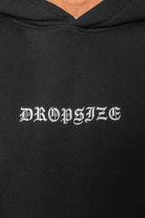 HEAVY OVERSIZE CRIME HOODIE BLACK