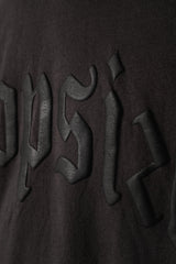 HEAVY OVERSIZE LOGO PUFFER PRINT T-SHIRT WASHED BLACK