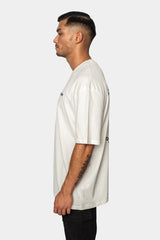 HEAVY OVERSIZE ''MONEY ON MY MIND'' T-SHIRT CREAM WHITE