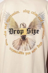 HEAVY OVERSIZE WHITE DOVE 2.0 T-SHIRT COCONUT MILK