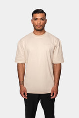 HEAVY OVERSIZE RIDERZ T-SHIRT COCONUT MILK