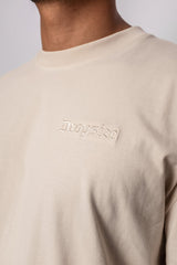 HEAVY OVERSIZE RIDERZ T-SHIRT COCONUT MILK