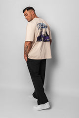 HEAVY OVERSIZE RIDERZ T-SHIRT COCONUT MILK