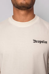 HEAVY OVERSIZE LEGENDS NEVER DIE T-SHIRT CREAM WHITE