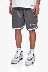 LOGO MESH SHORT STEEL GREY