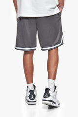 LOGO MESH SHORT STEEL GREY