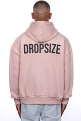 HEAVY OVERSIZE HD PRINT HOODIE LOTUS