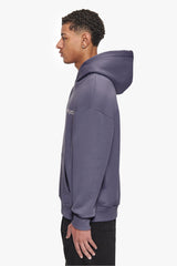 HEAVY OVERSIZE SMALL EMBO HOODIE GRANITE