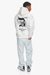 HEAVY OVERSIZE LOST IN HEAVEN HOODIE CREAM WHITE
