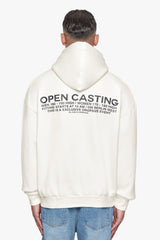 HEAVY OVERSIZE ''OPEN CASTING'' HOODIE CREAM WHITE