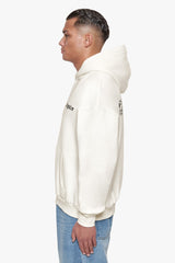HEAVY OVERSIZE ''OPEN CASTING'' HOODIE CREAM WHITE