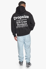 HEAVY OVERSIZE MEMBERS ONLY HOODIE BLACK