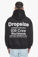 HEAVY OVERSIZE MEMBERS ONLY HOODIE BLACK