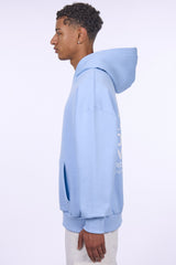 HEAVY OVERSIZE MEMBERS ONLY HOODIE BABY BLUE